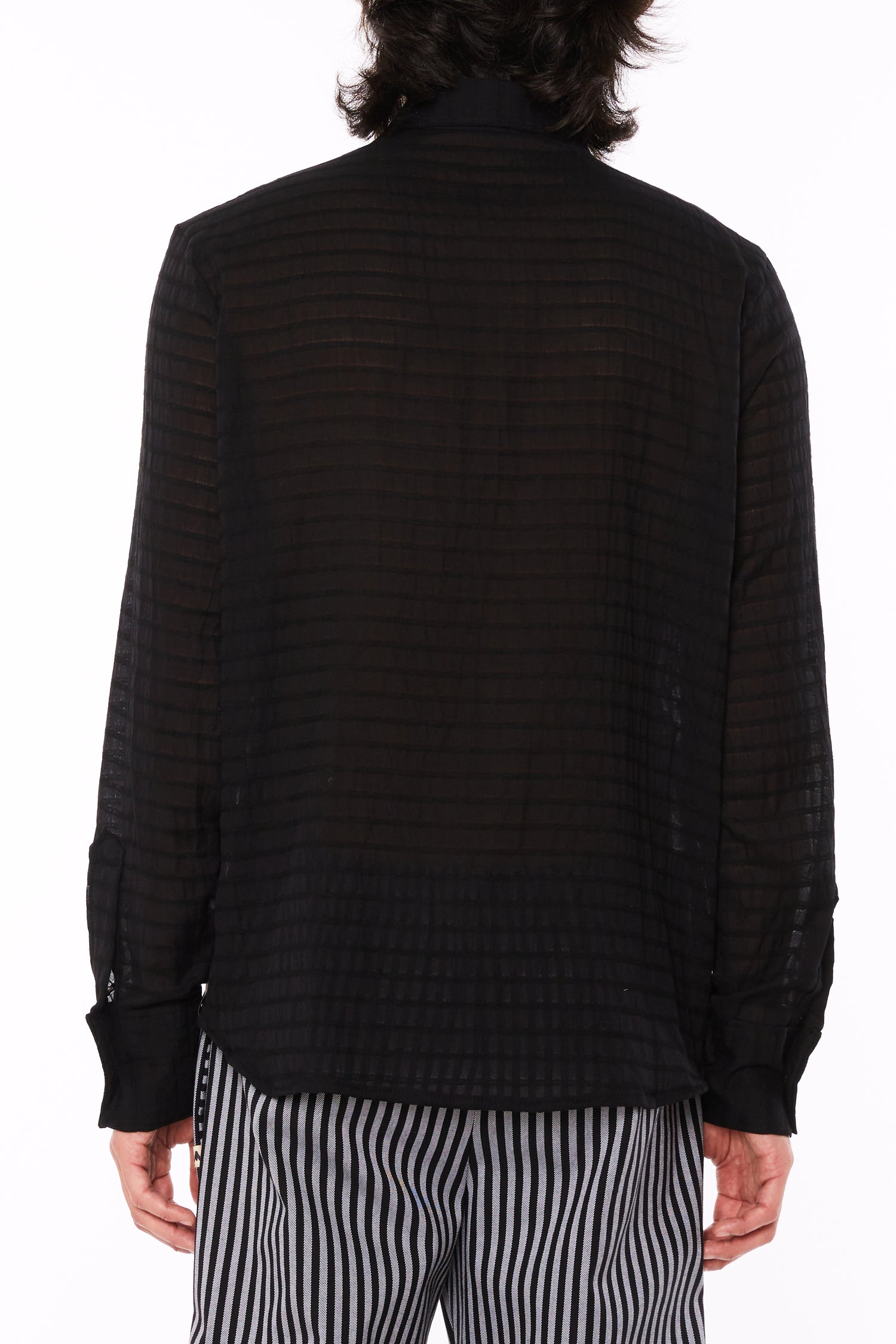 Black Transparent Shirt