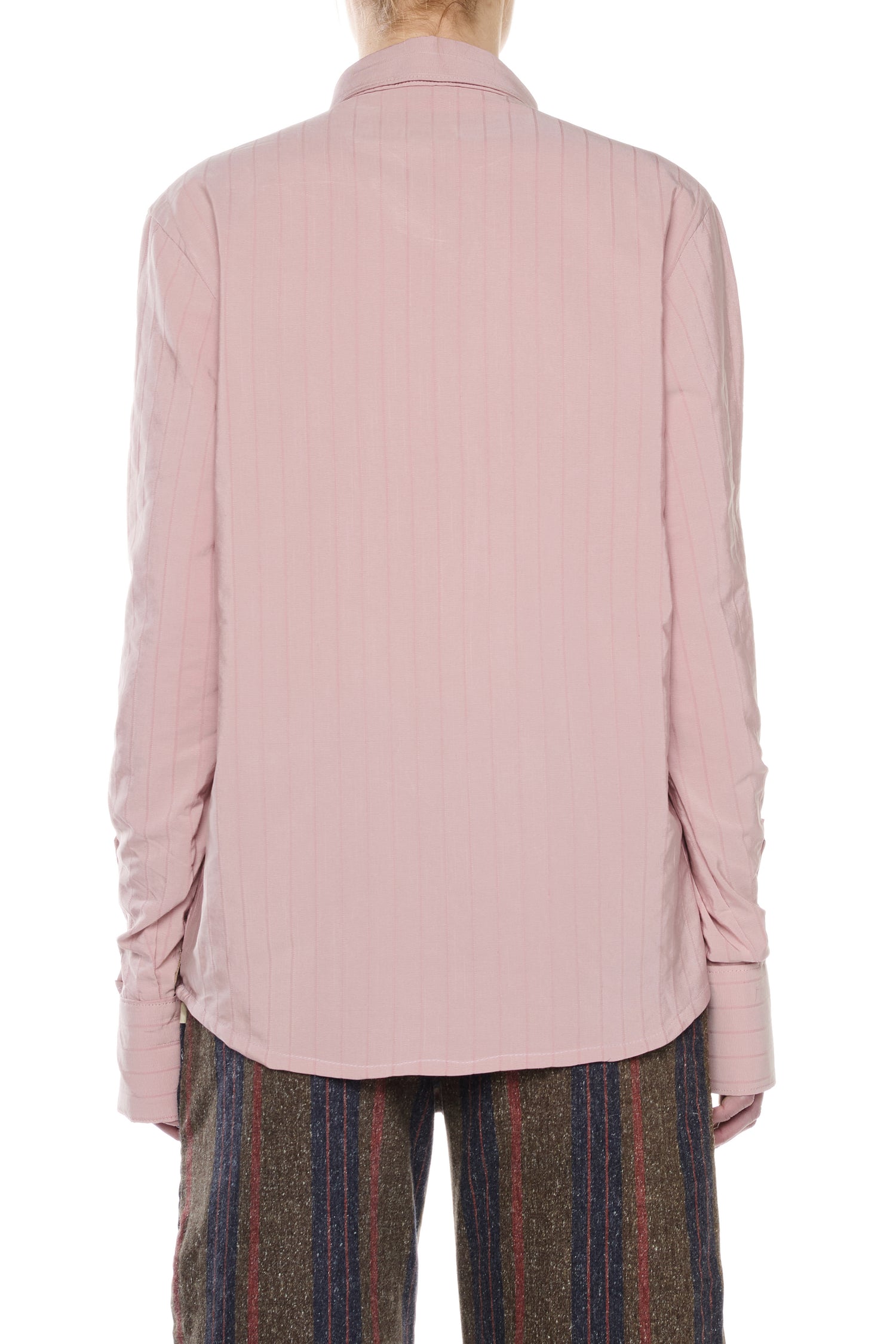 POWDER PINK BARRÉ SHIRT