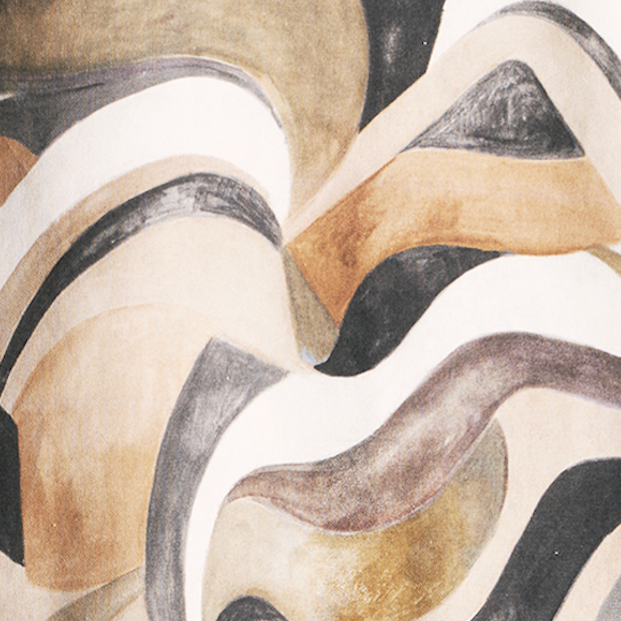 WAVY PRINT ORGANIC COTTON