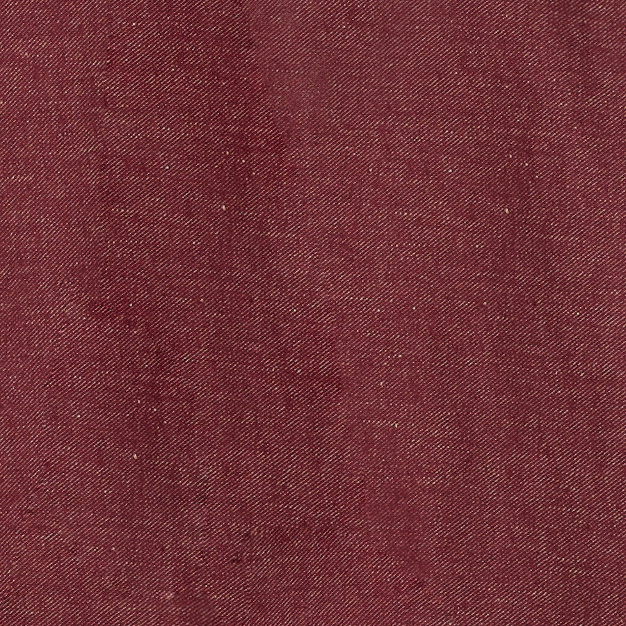 DENIM IN LINO COTONE BORDEAUX
