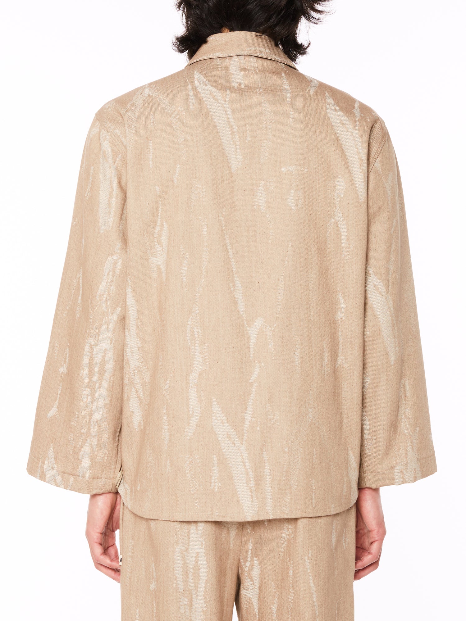 Beige Denim Overshirt