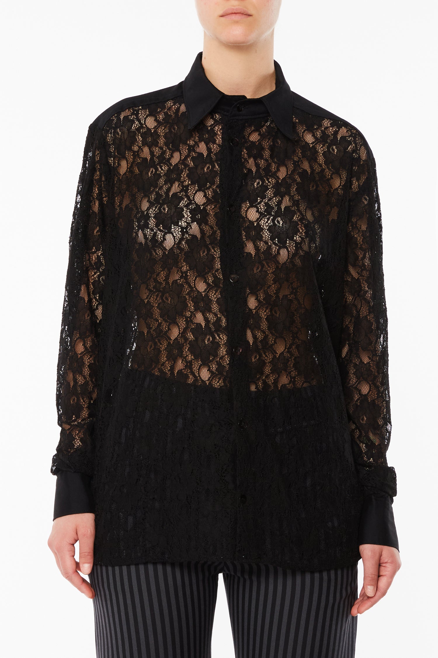 Black Lace Shirt