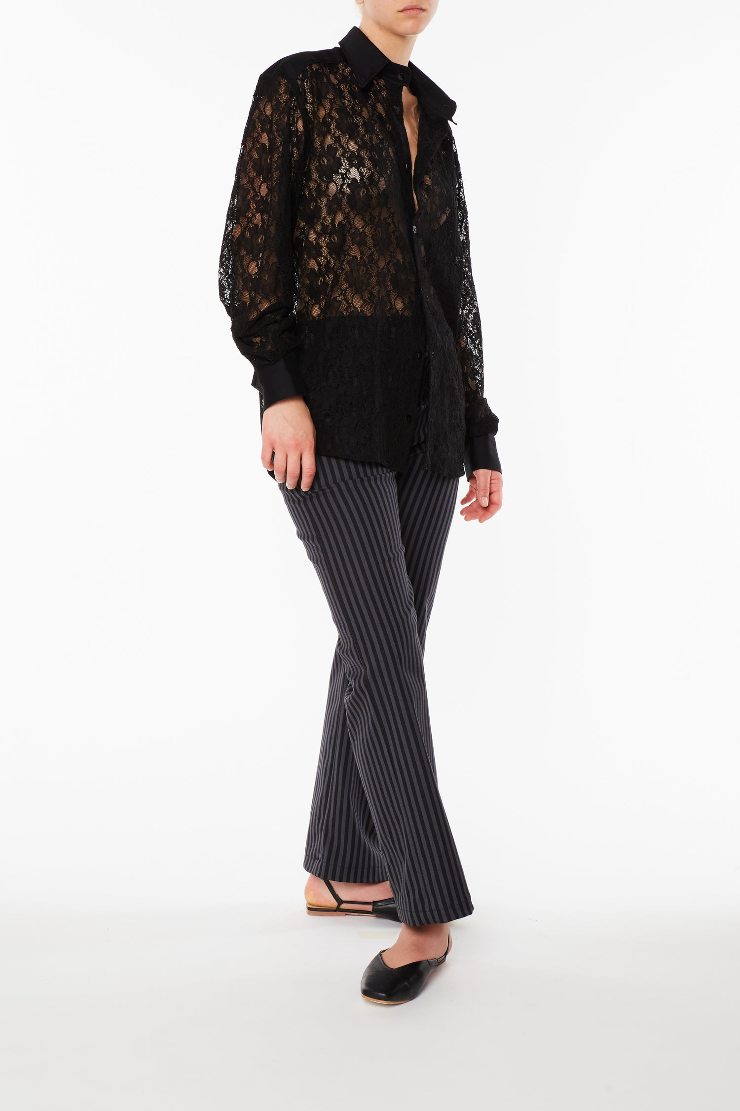 Black Lace Shirt