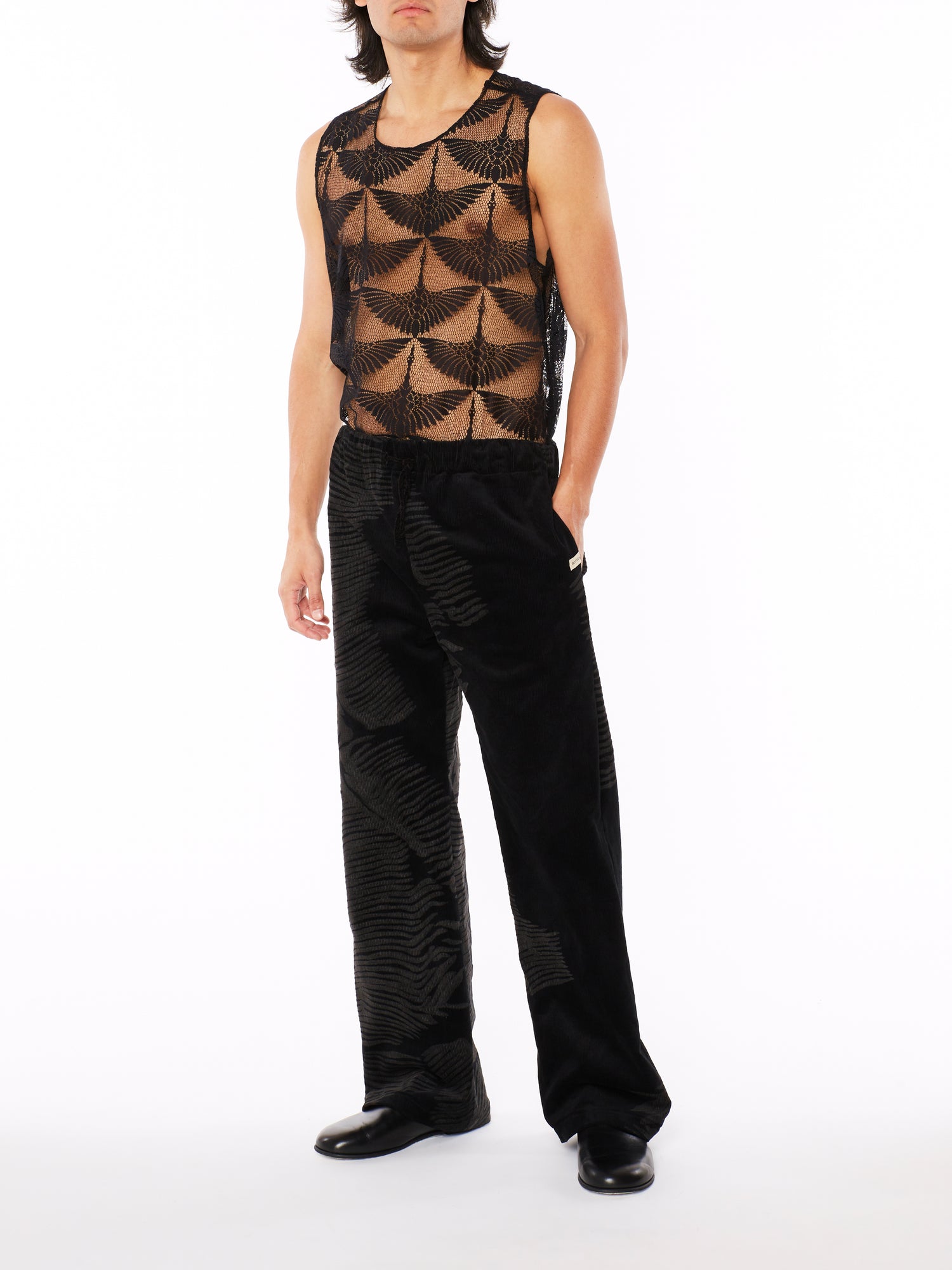 Black Corduroy Trousers