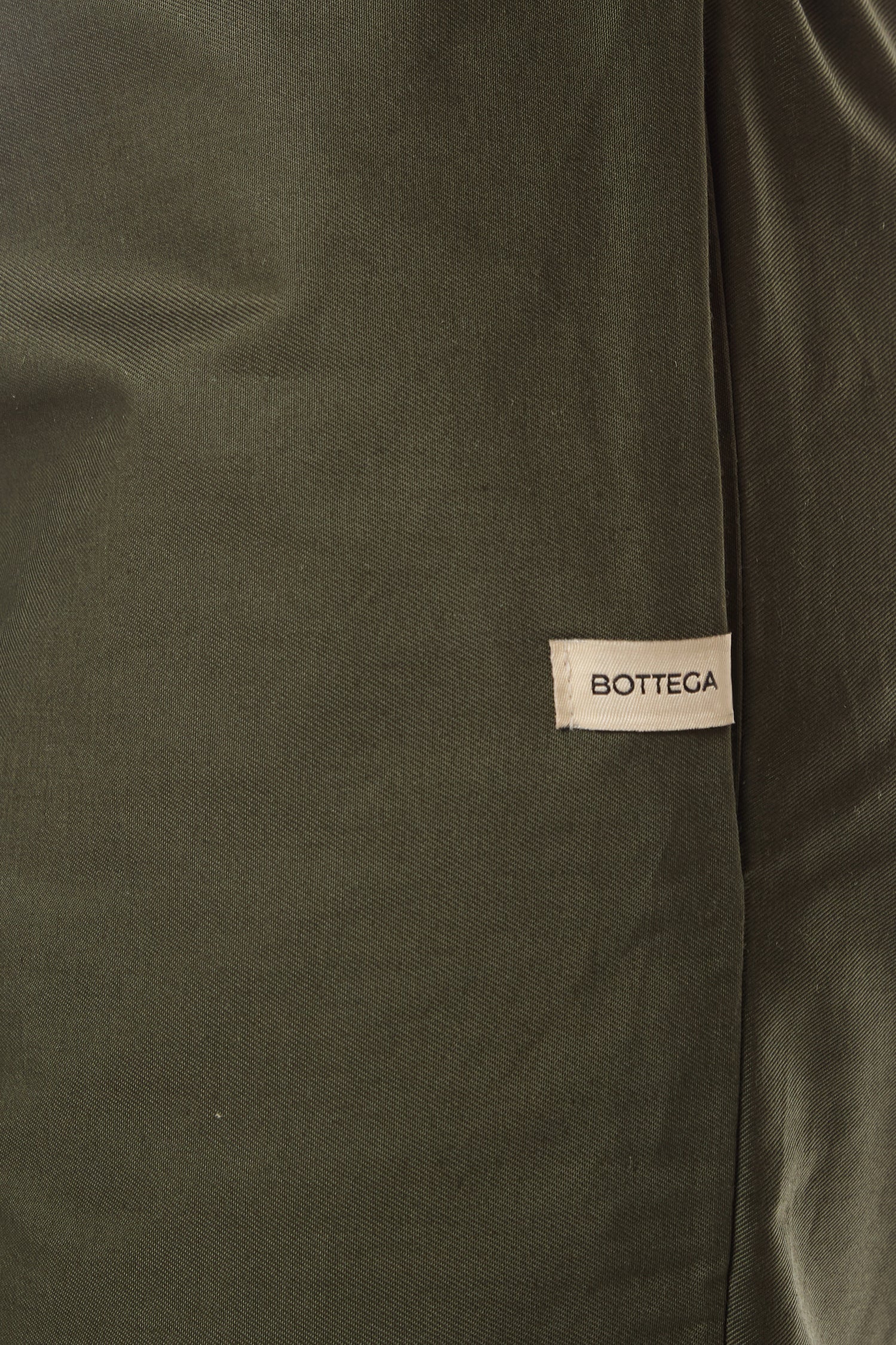 GREEN TWILL TROUSERS