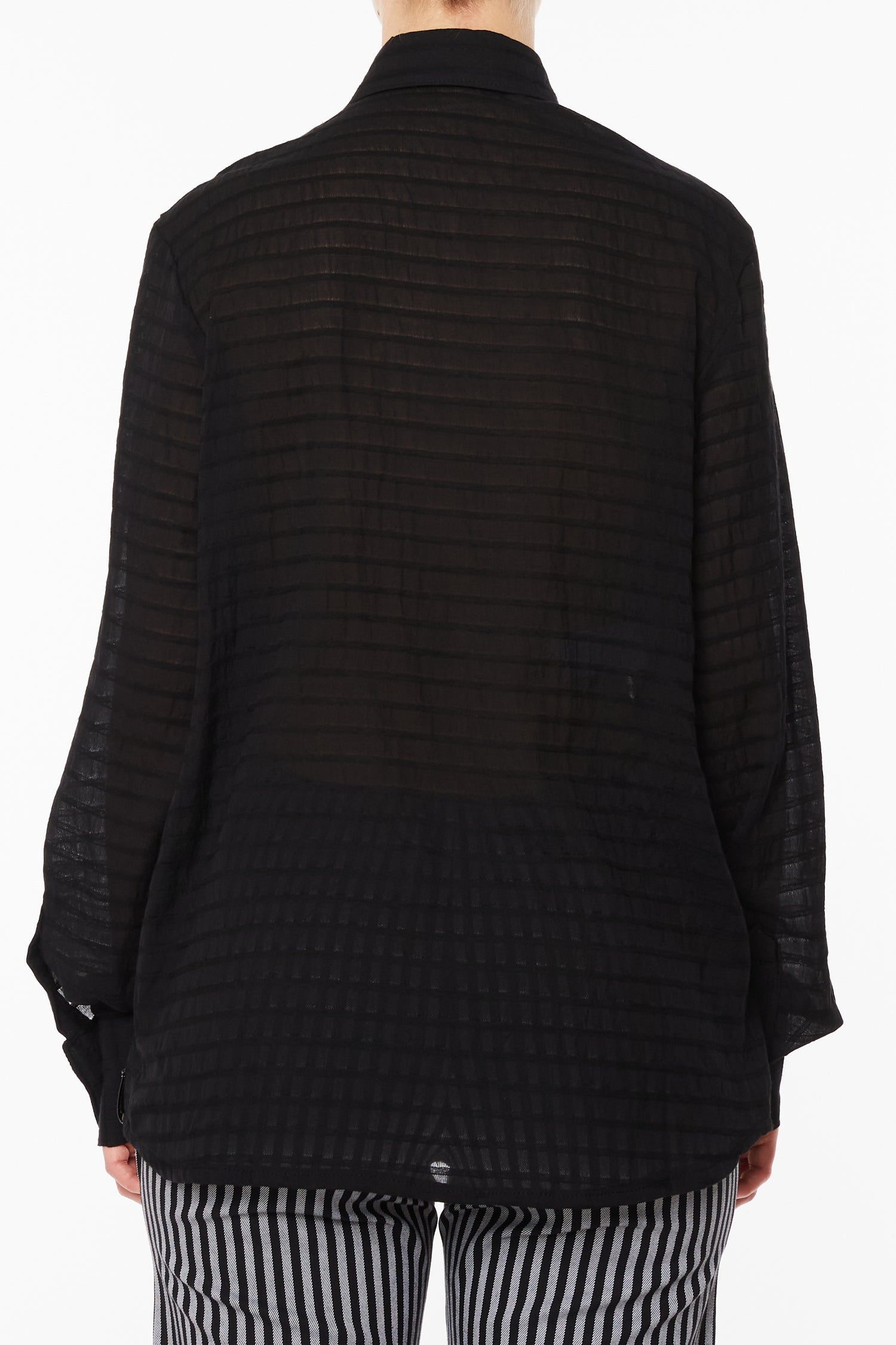 Black Transparent Shirt