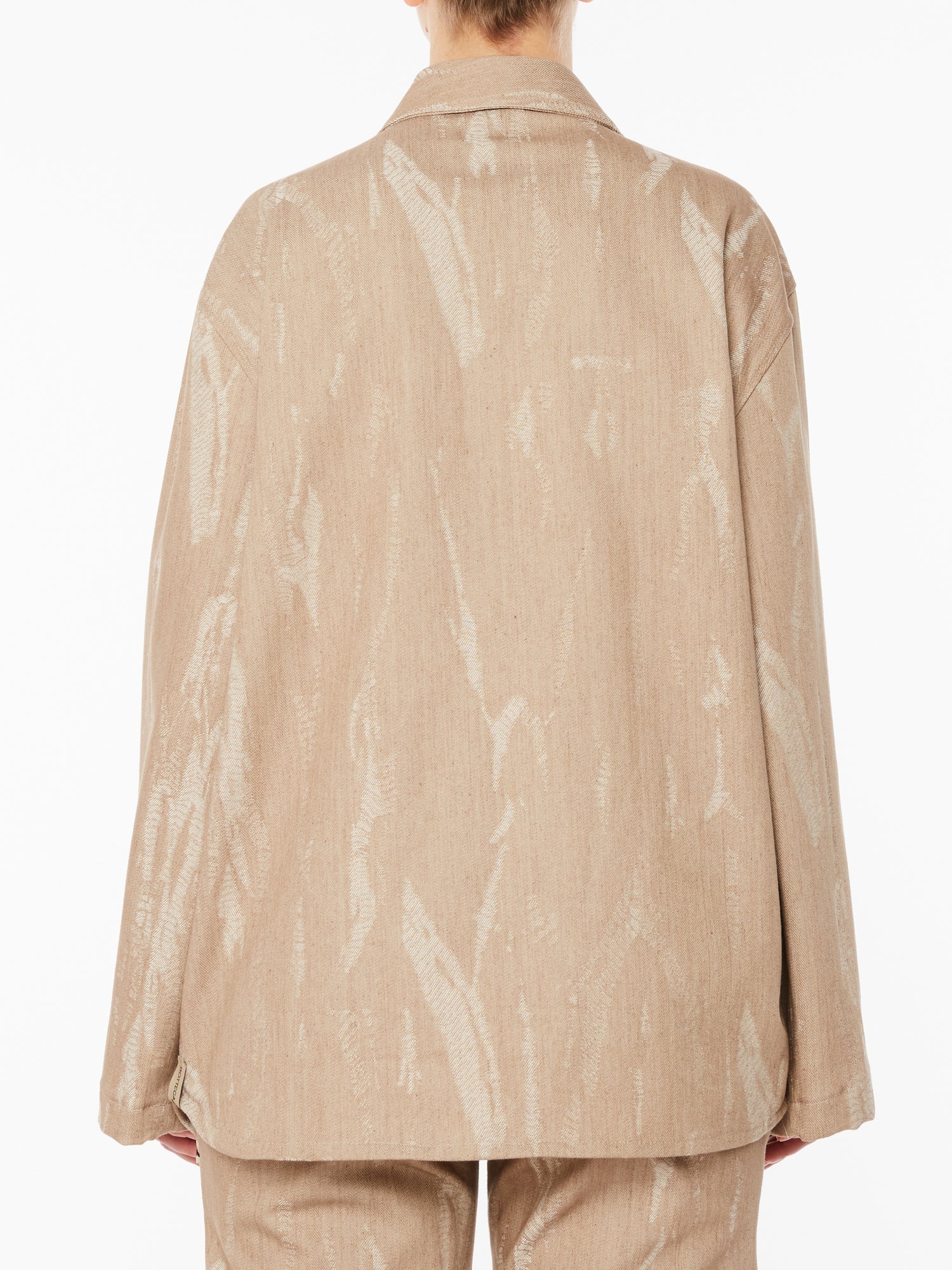 Beige Denim Overshirt