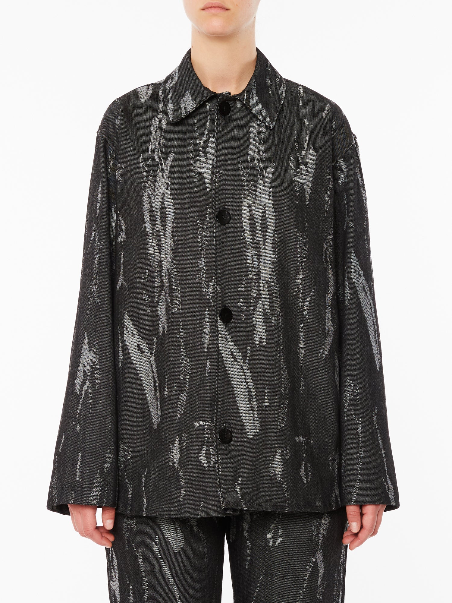 Black Denim Overshirt