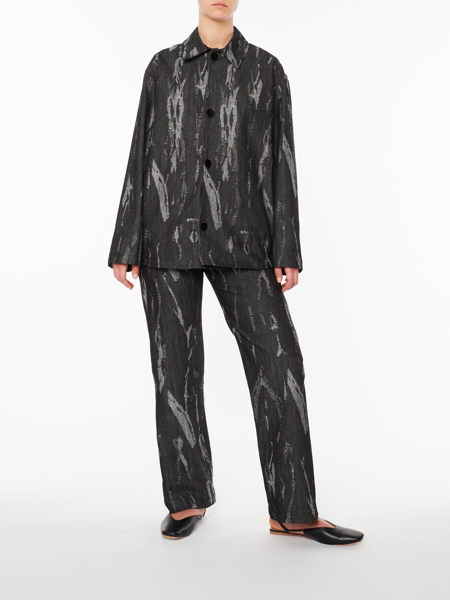 Black Denim Overshirt
