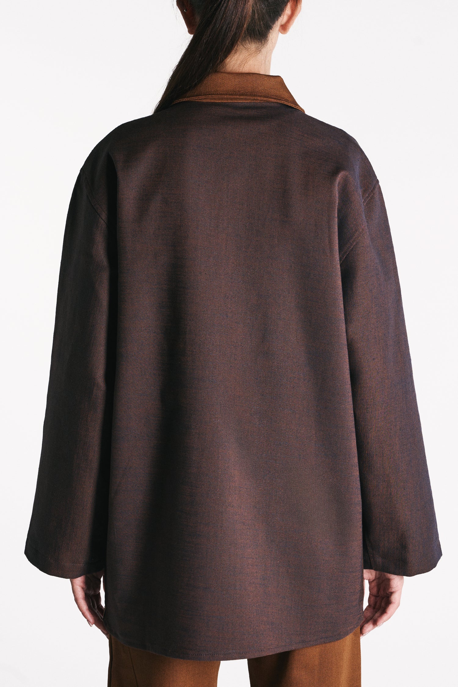 RUST DENIM OVERSHIRT