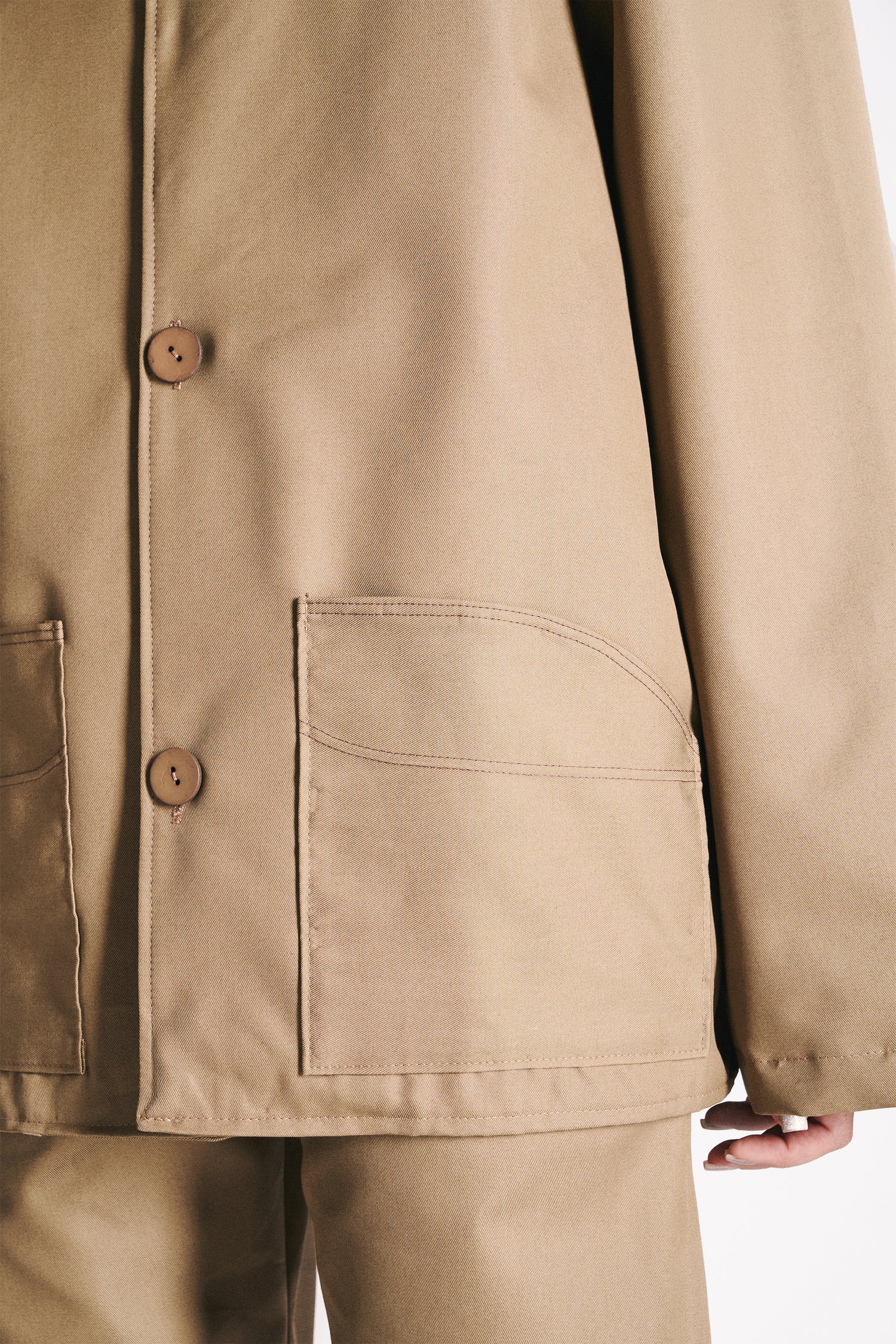 EARTH-TONED WATERPROOF OVERSHIRT
