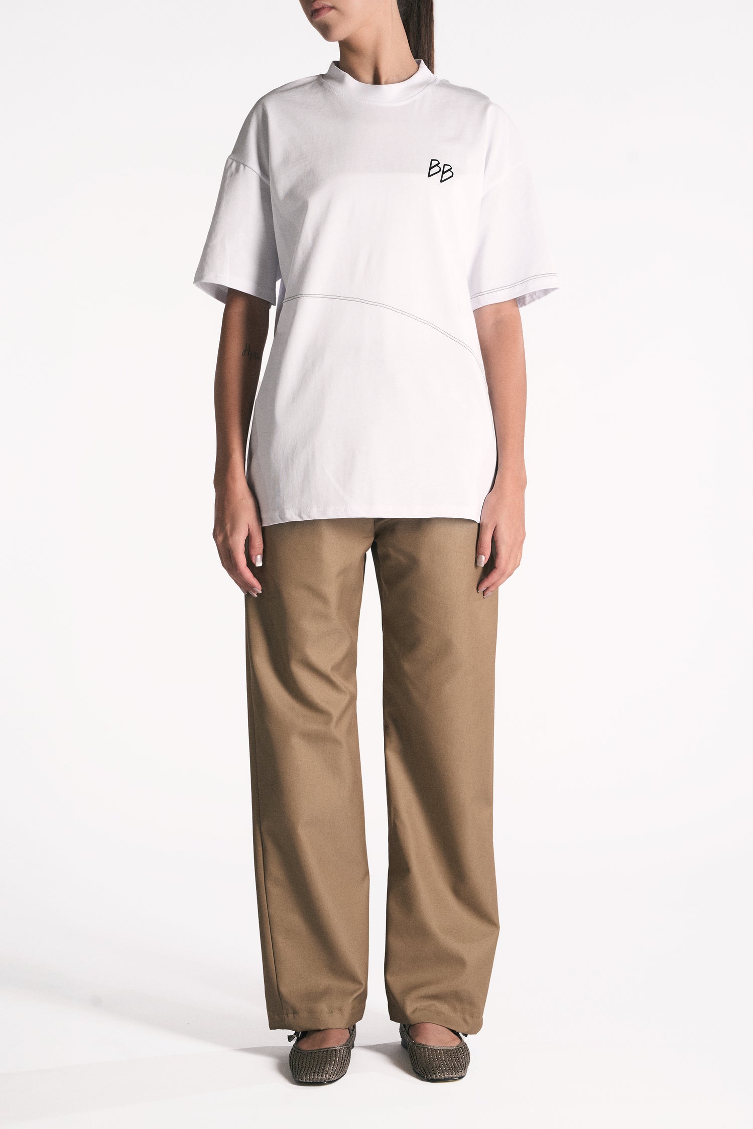 OVERSIZED WHITE COTTON T-SHIRT