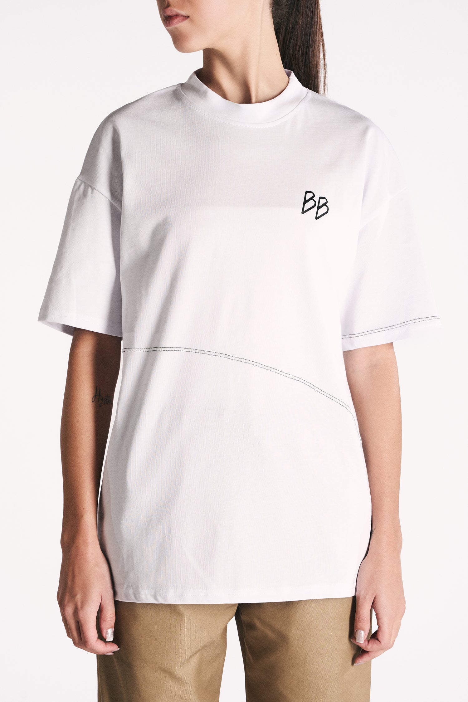 OVERSIZED WHITE COTTON T-SHIRT