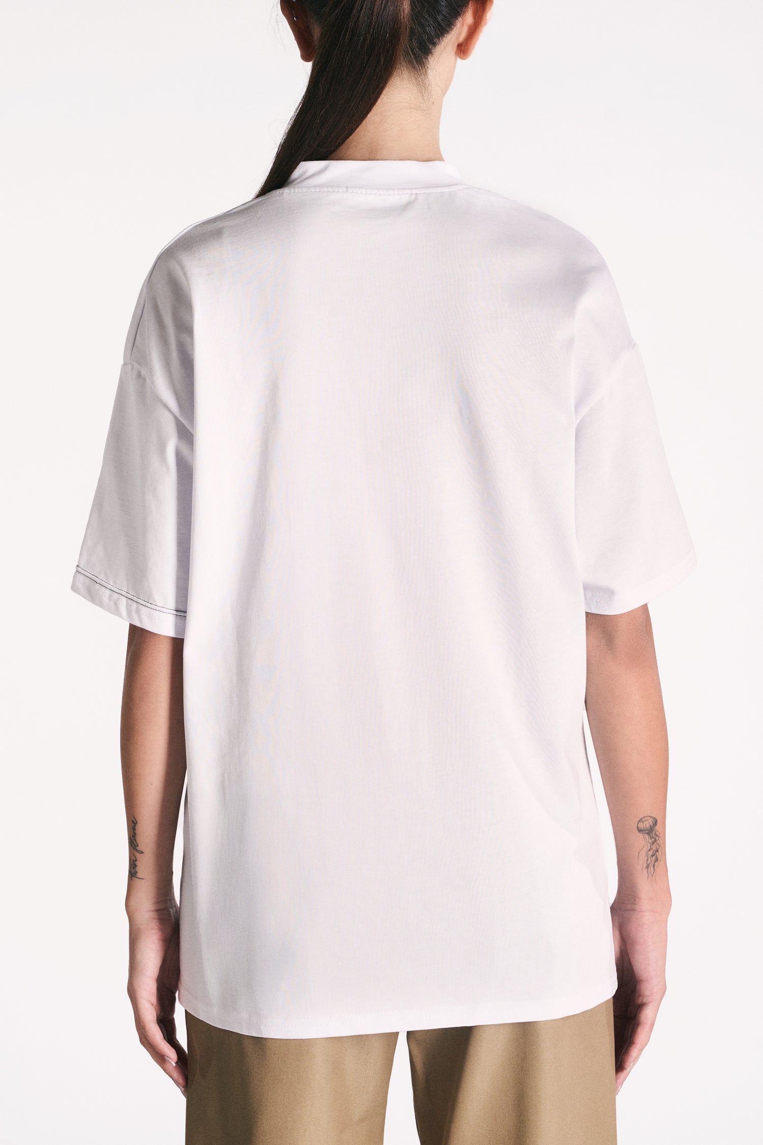 OVERSIZED WHITE COTTON T-SHIRT