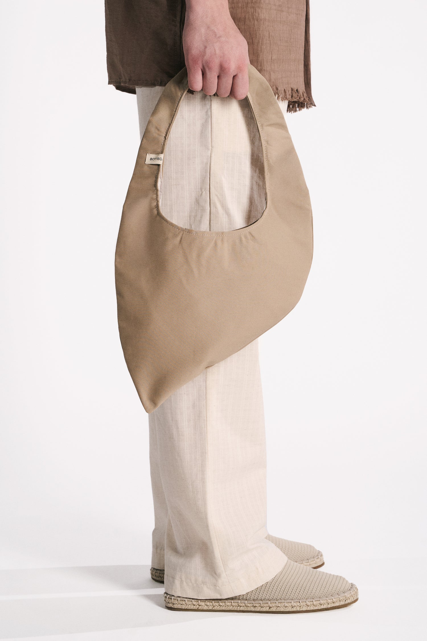 YELLOW SILK DEVORÉ VELVET LONG-SLEEVED T-SHIRT