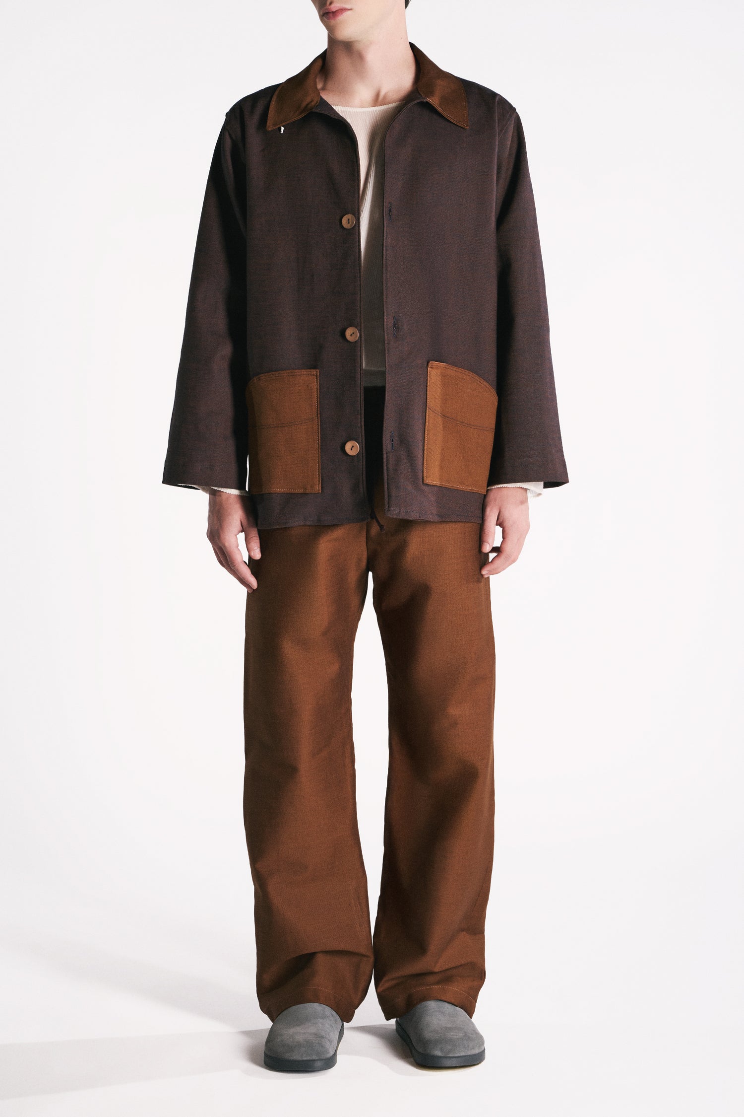 RUST DENIM OVERSHIRT
