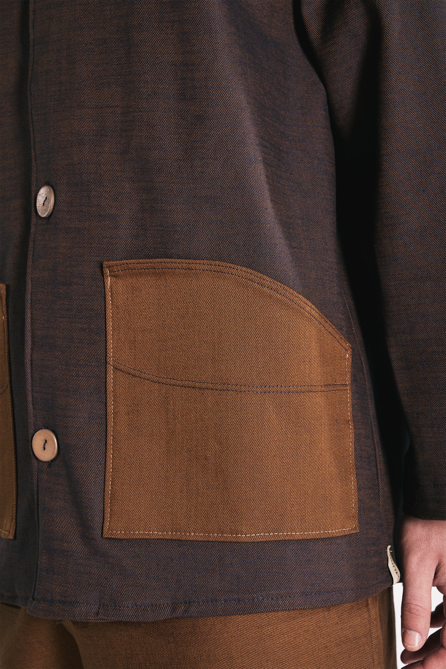 RUST DENIM OVERSHIRT