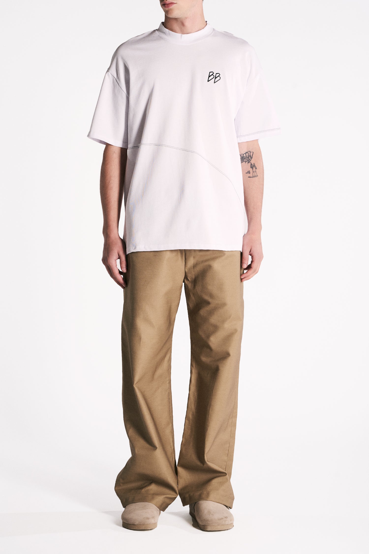 T-SHIRT OVERSIZE COTONE BIANCO