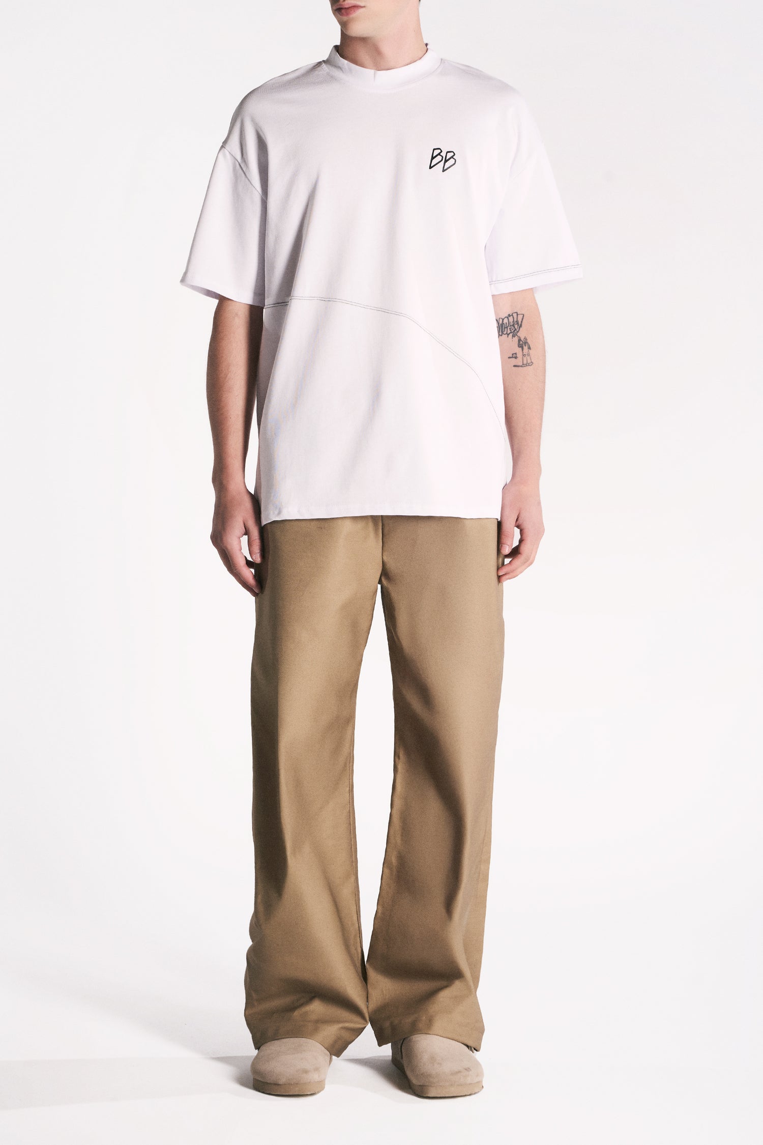 T-SHIRT OVERSIZE COTONE BIANCO