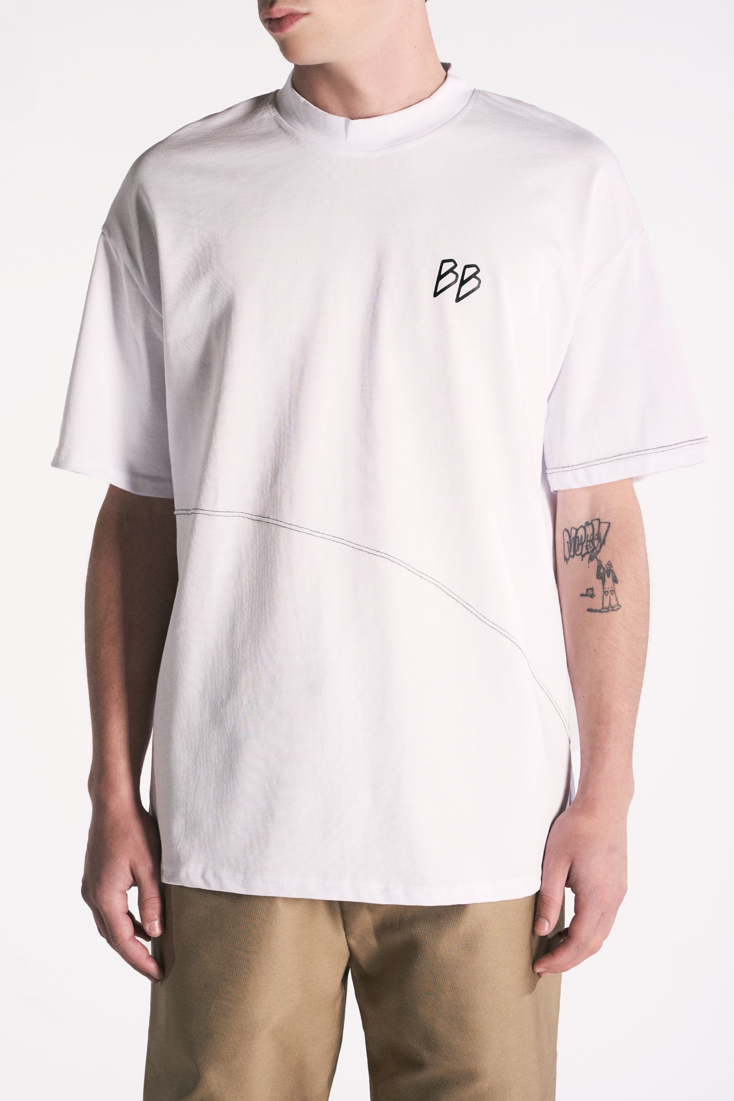 T-SHIRT OVERSIZE COTONE BIANCO