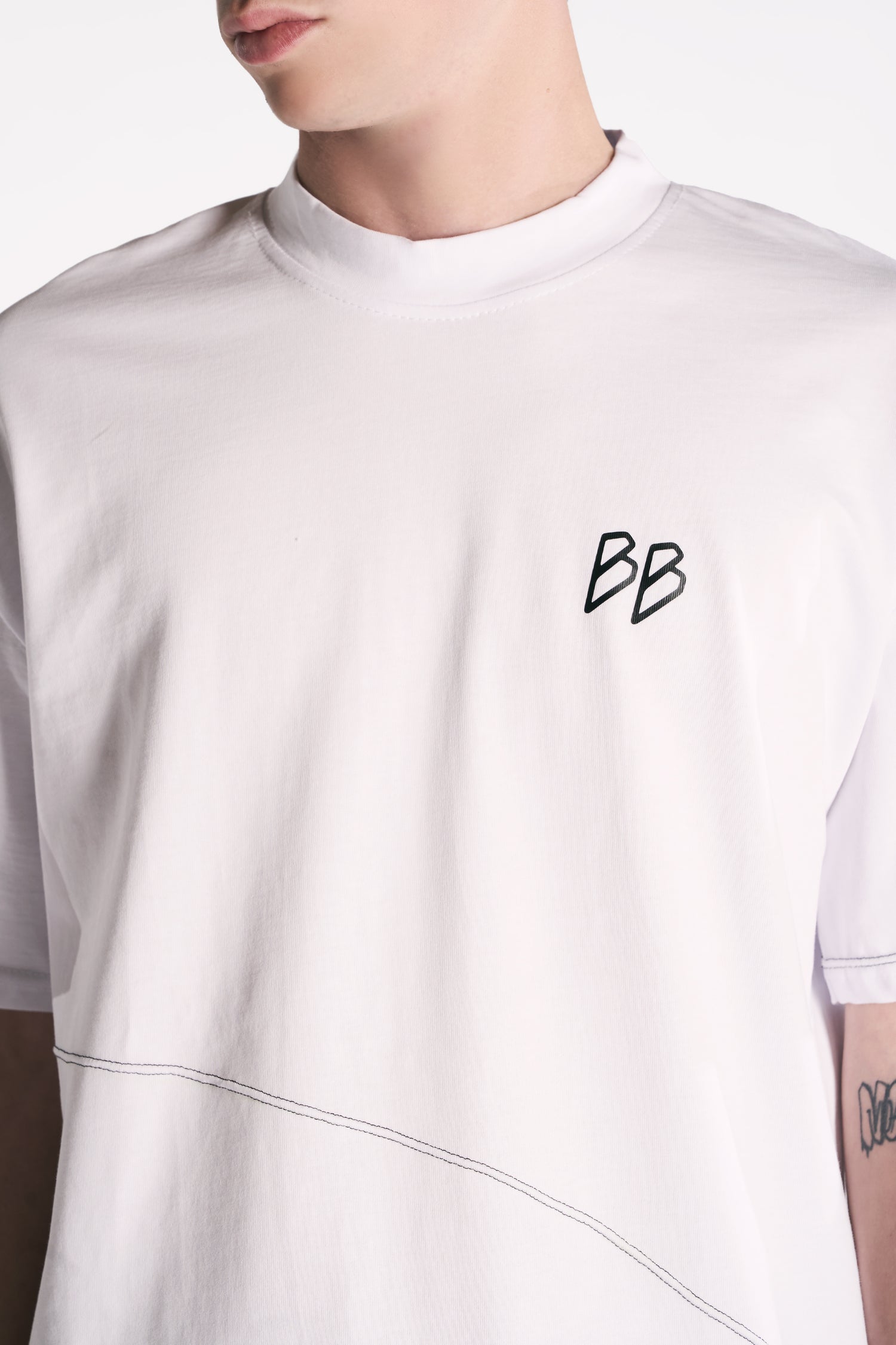 T-SHIRT OVERSIZE COTONE BIANCO