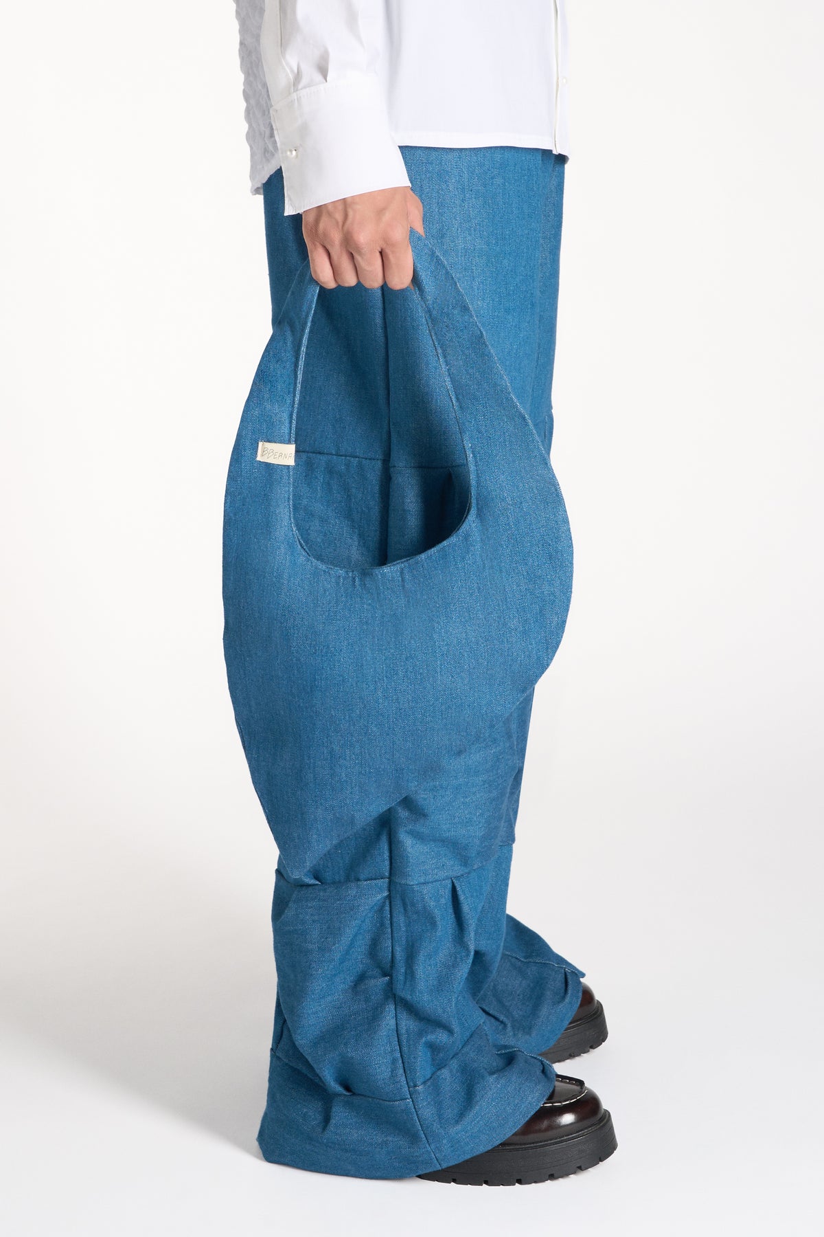 WING BAG IN DENIM BLU