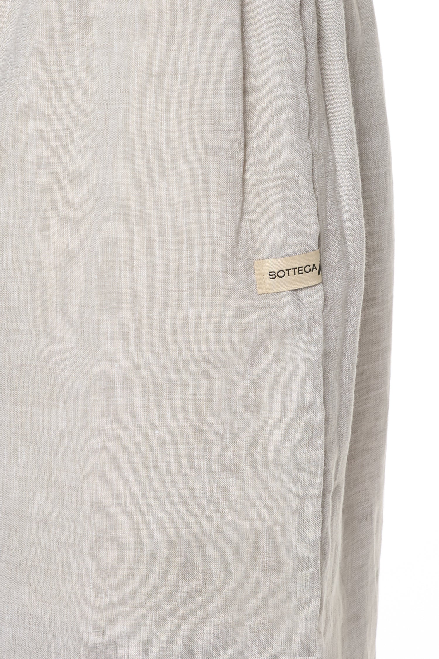 Bermuda in Lino Grigio Chiaro