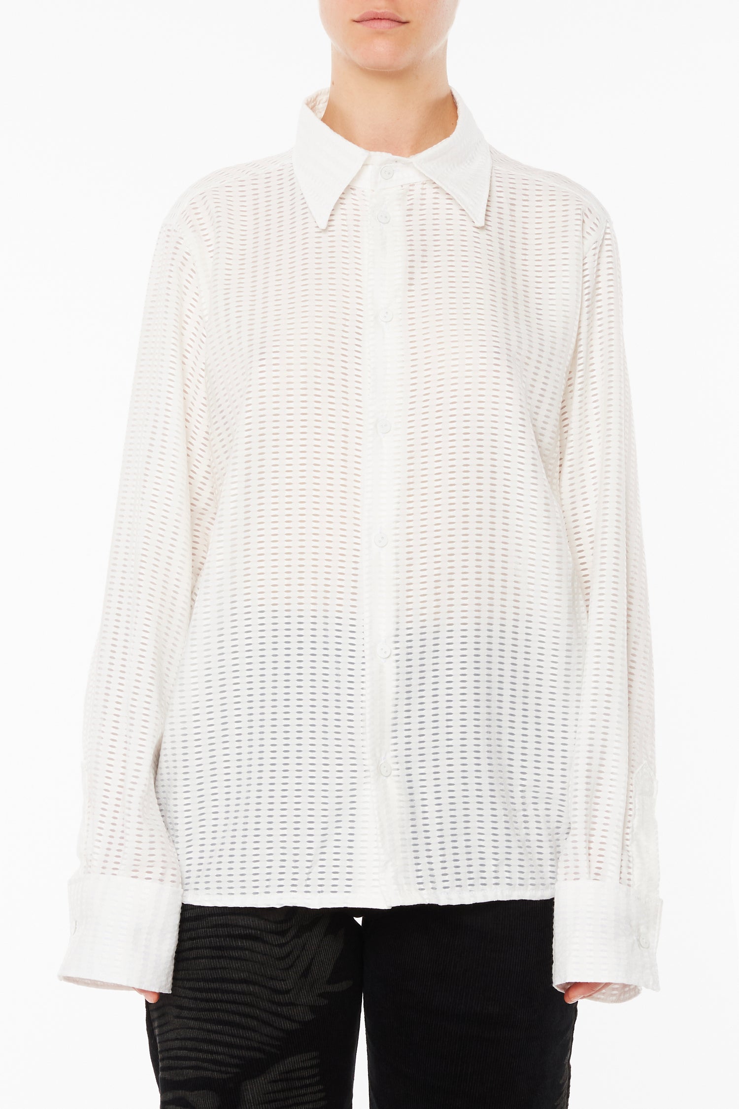 White Checkered Shirt