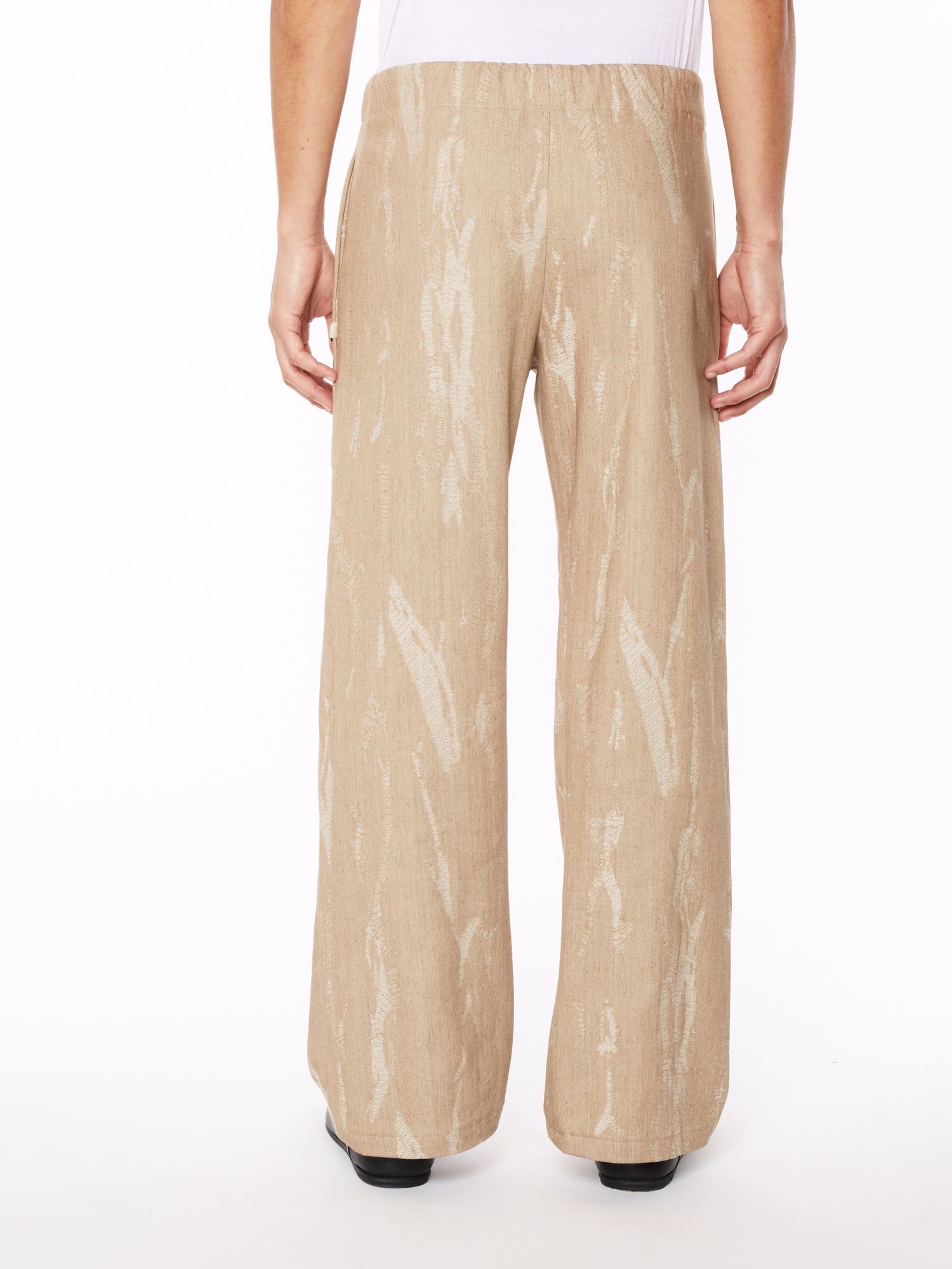 Beige Denim Trousers 