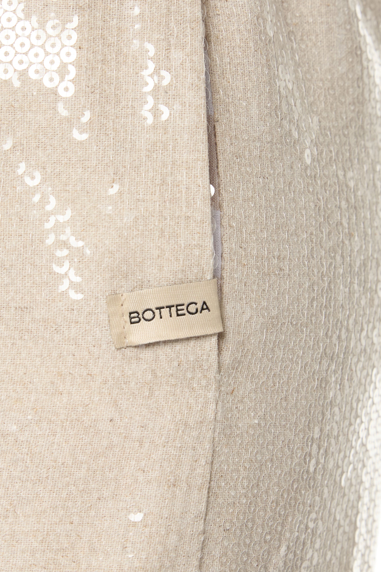 Linen Trousers with Sequins