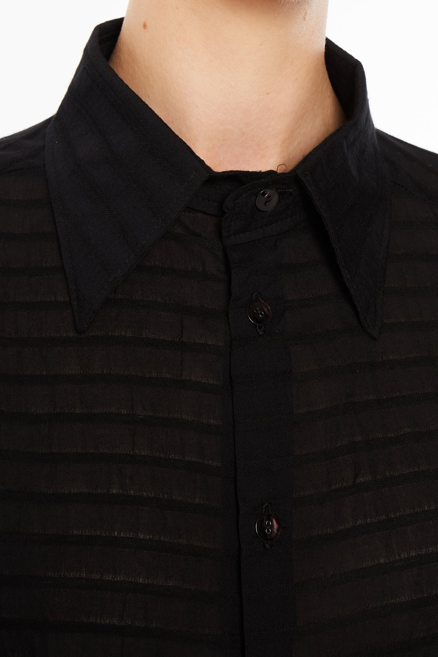 Camicia Trasparente Nera