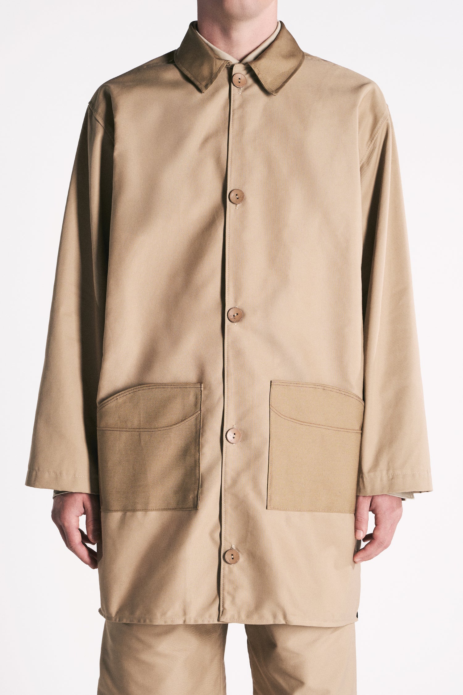 SAND WATERPROOF LIGHT COAT