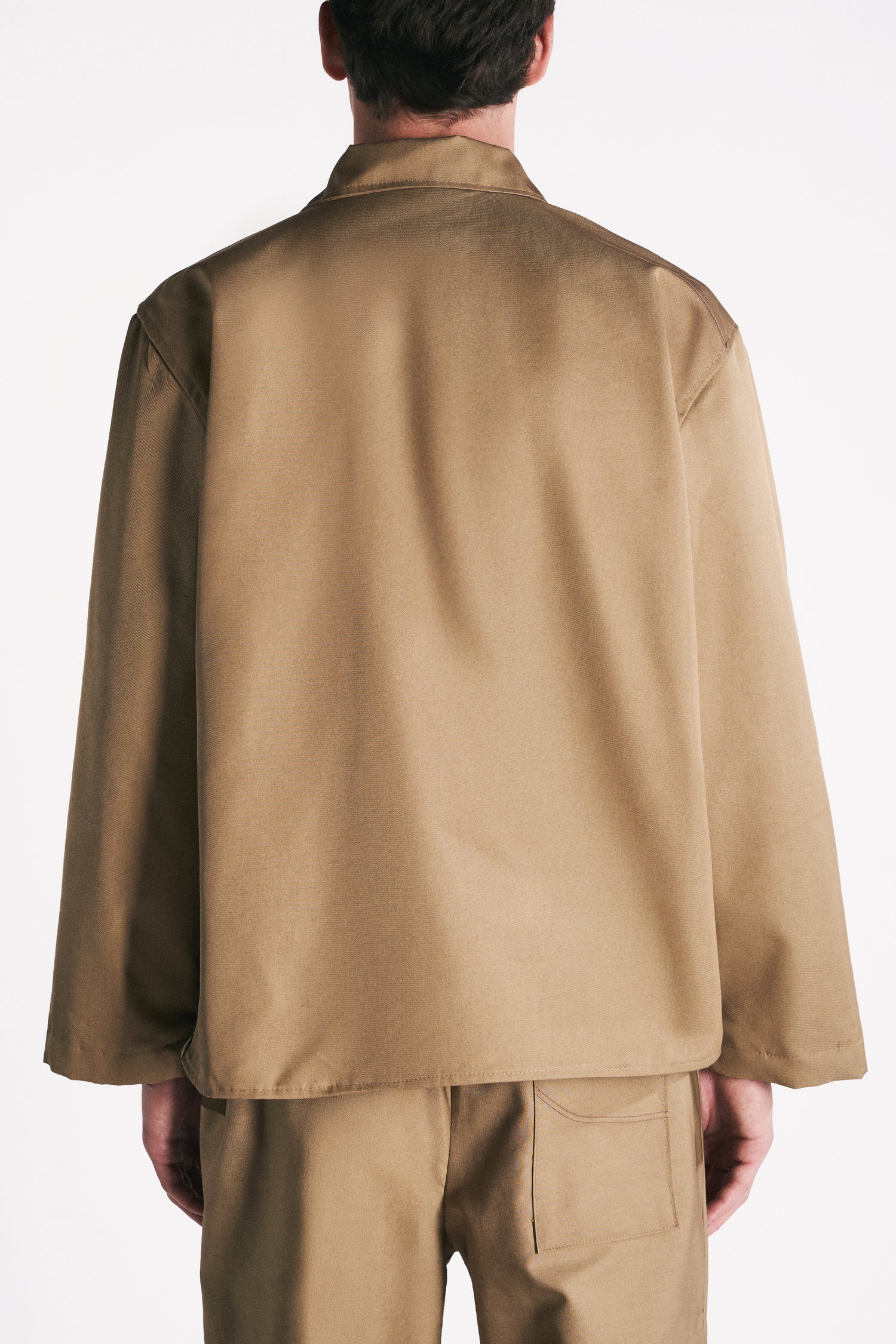 EARTH-TONED WATERPROOF OVERSHIRT