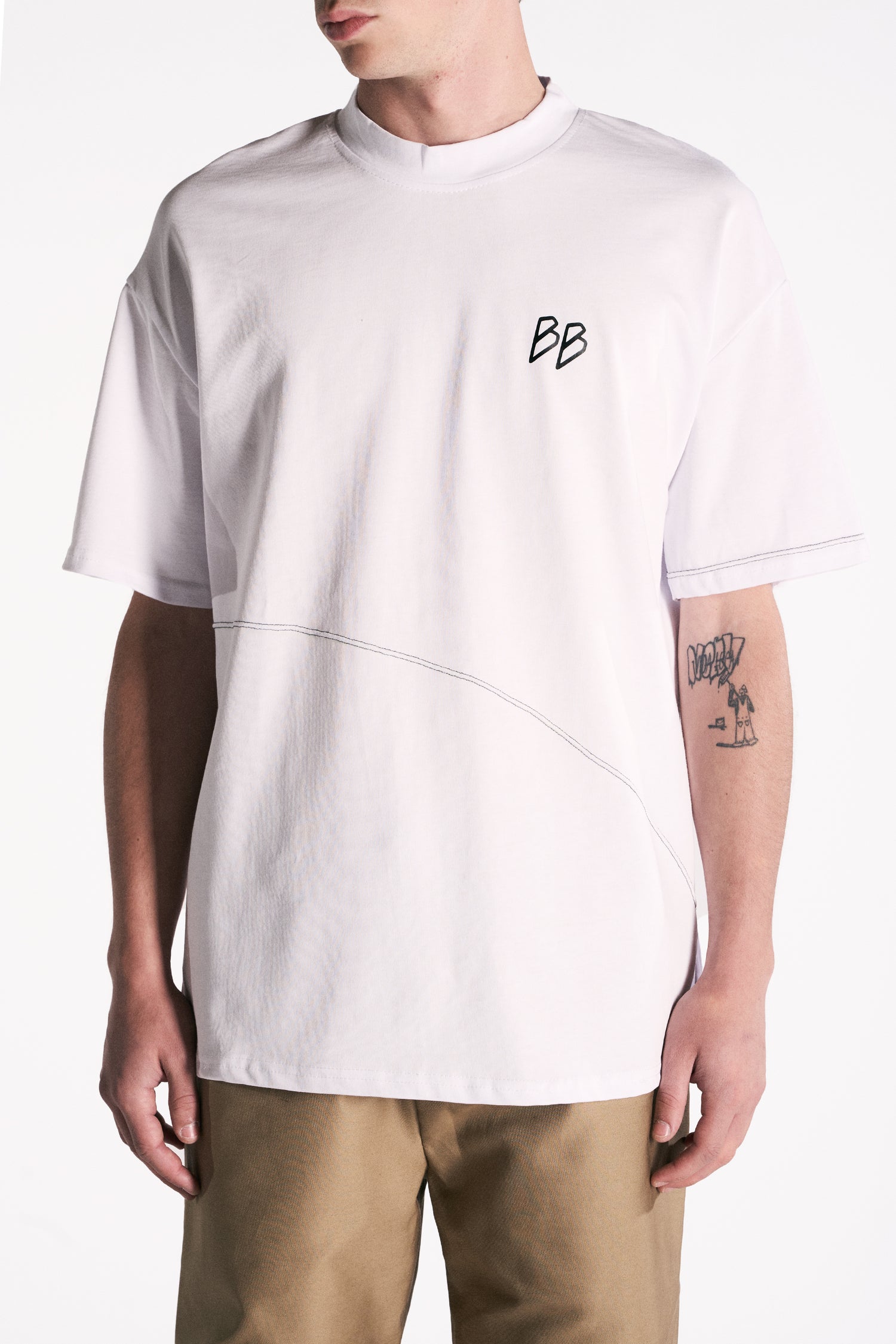 T-SHIRT OVERSIZE COTONE BIANCO